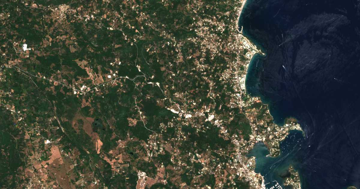 Satellitenkarte von Gazátika