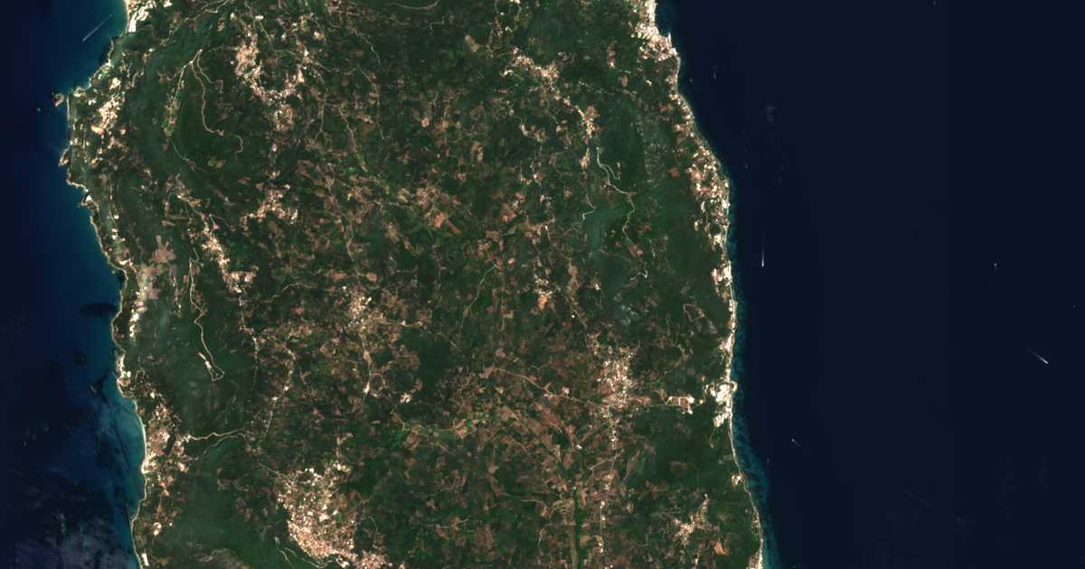 Satellitenkarte von Kornáta