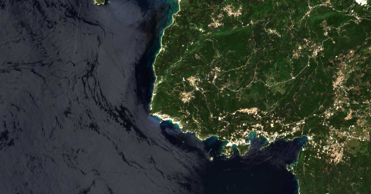 Satellitenkarte von Kríni