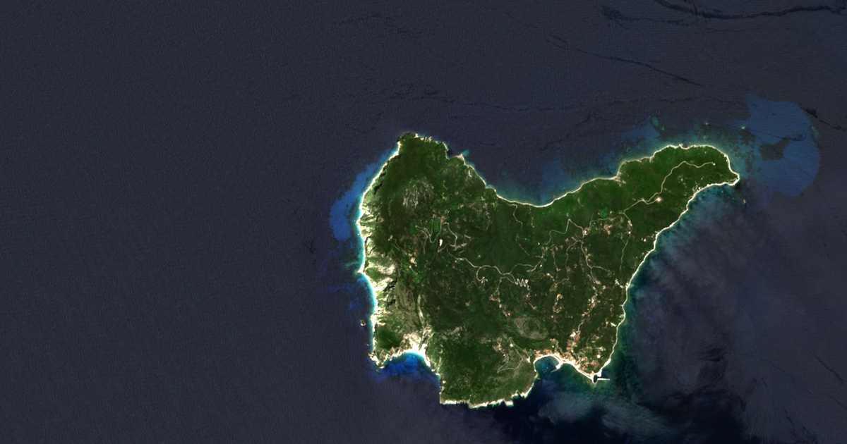 Satellitenkarte von Nikolátika