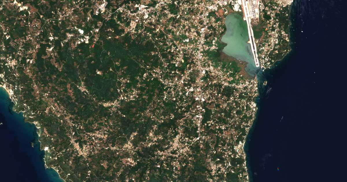Satellitenkarte von Virós