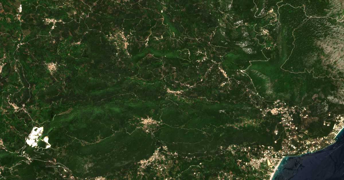 Satellitenkarte von Zygós