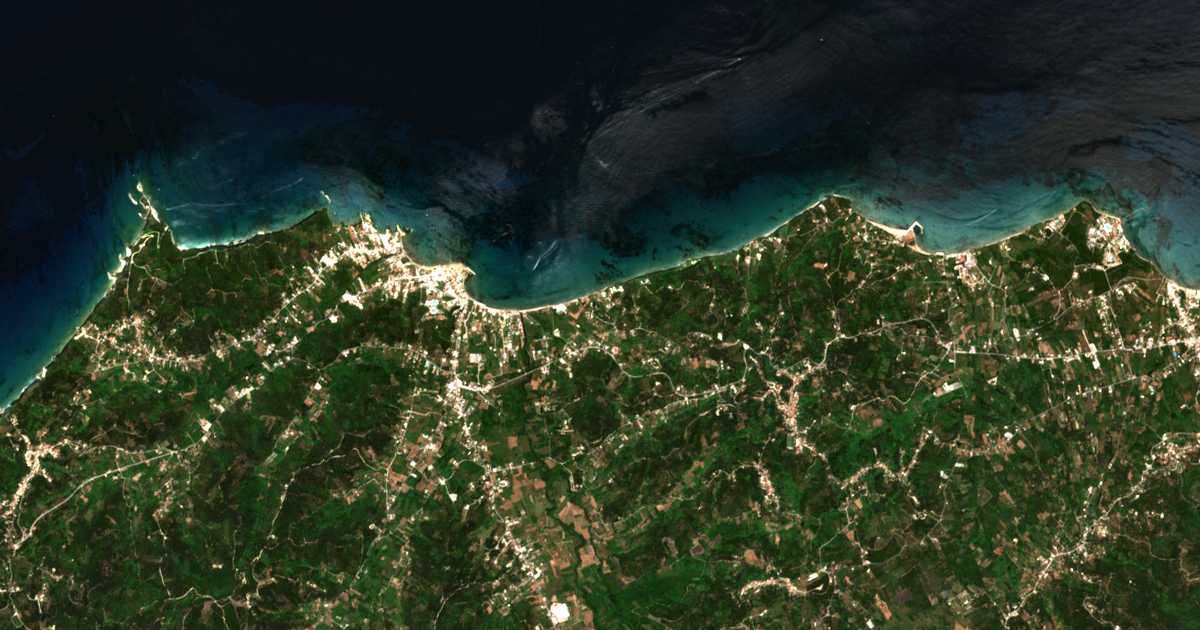 Satellitenkarte von Ágios Ioánnis