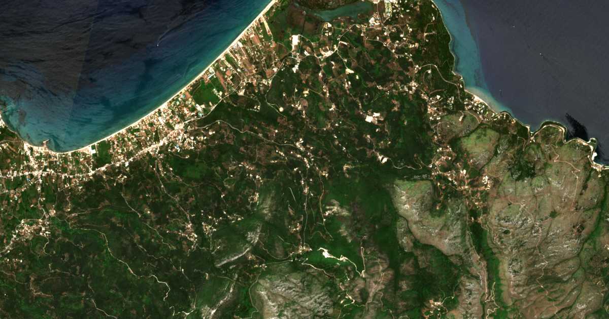 Satellitenkarte von Ágios Martínos