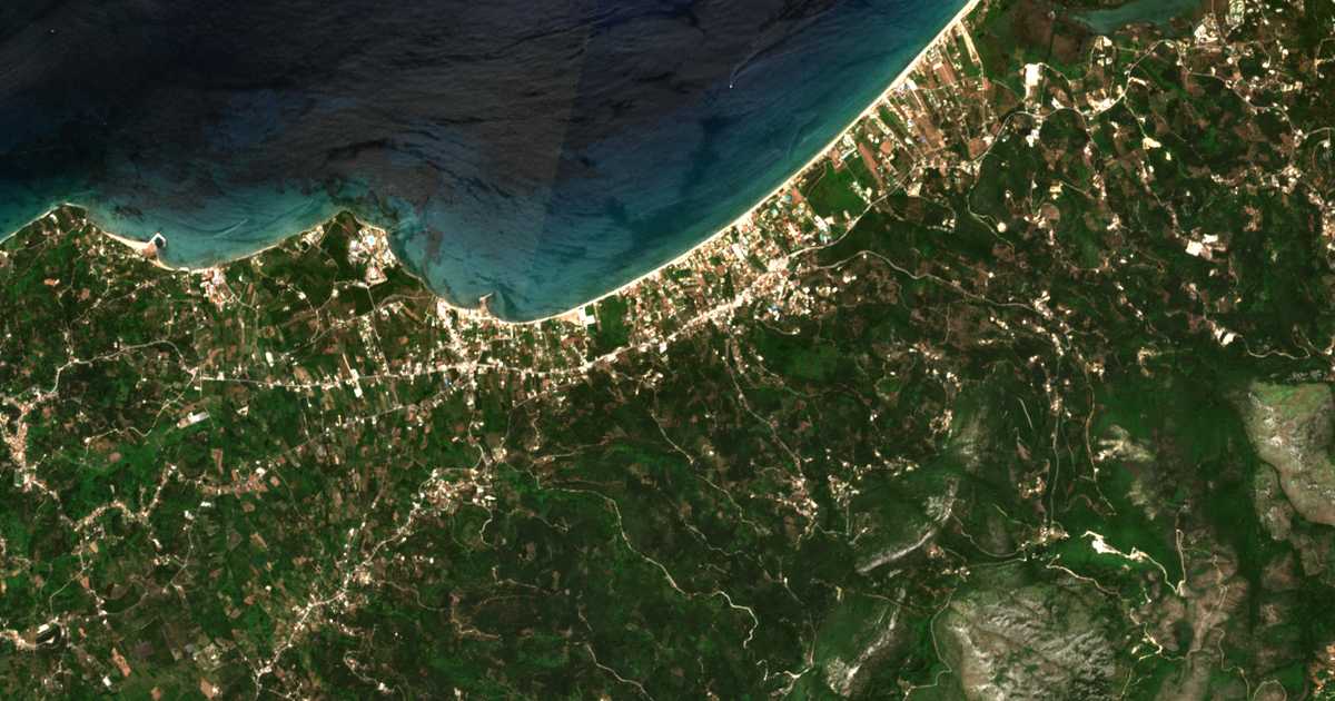Satellitenkarte von Ágios Stéfanos