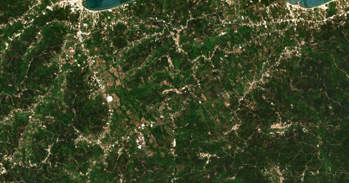 Satellitenkarte von Agrafoí