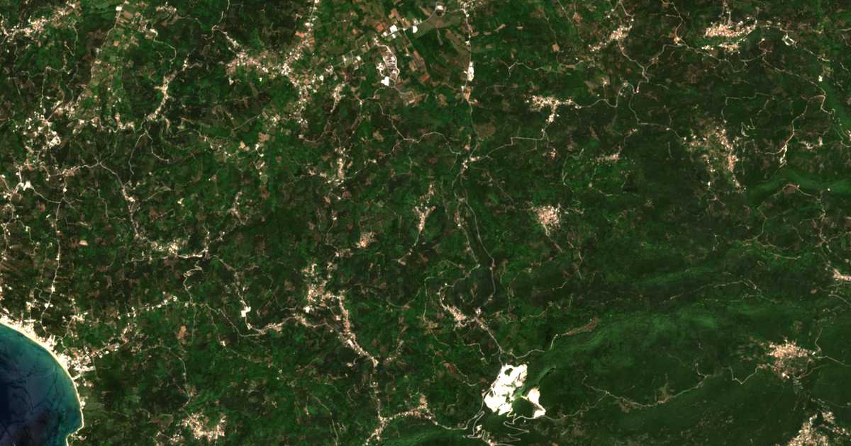 Satellitenkarte von Drosáton