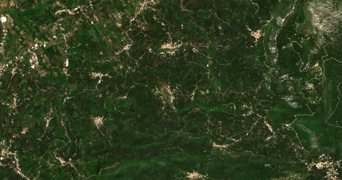 Satellitenkarte von Klimatia