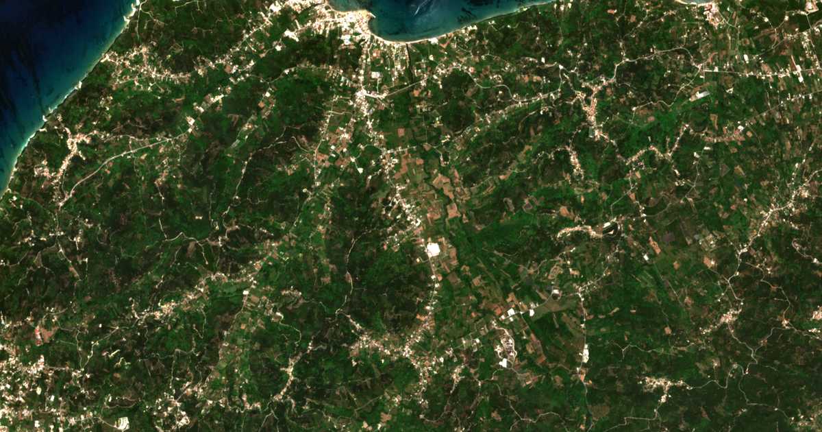Satellitenkarte von Livádi