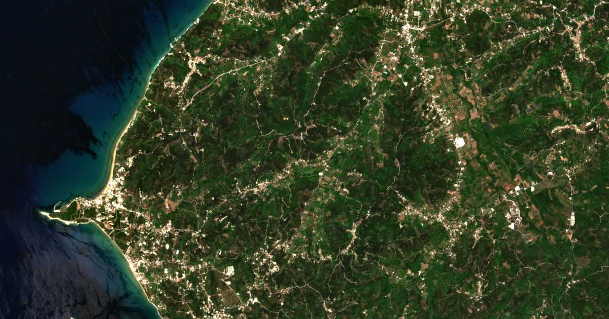 Satellitenkarte von Poulimátes