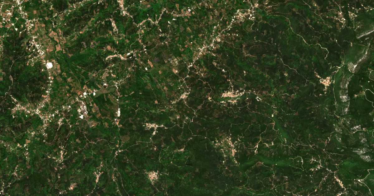 Satellitenkarte von Xanthátai