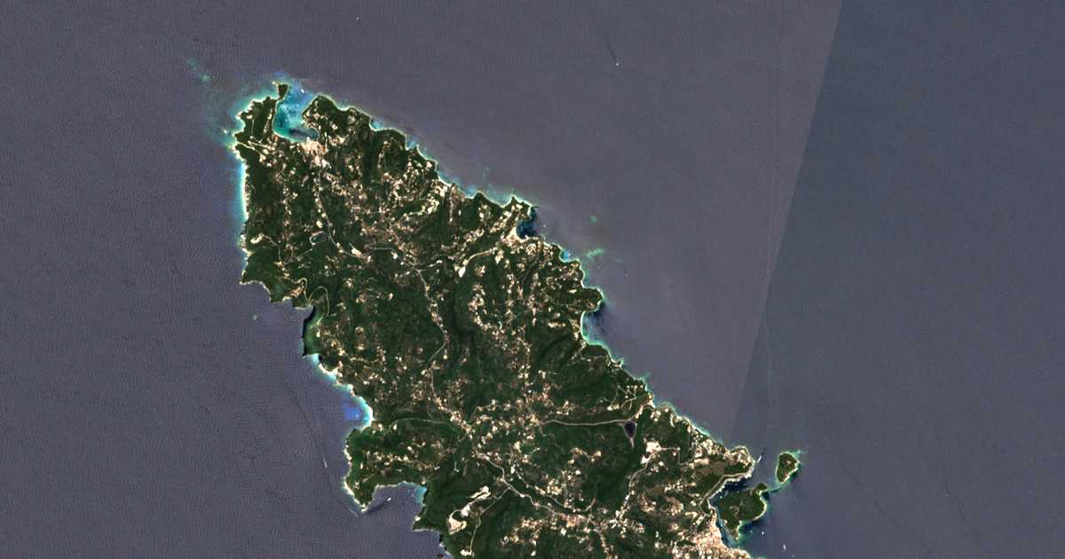 Satellitenkarte von Kontogiannátika
