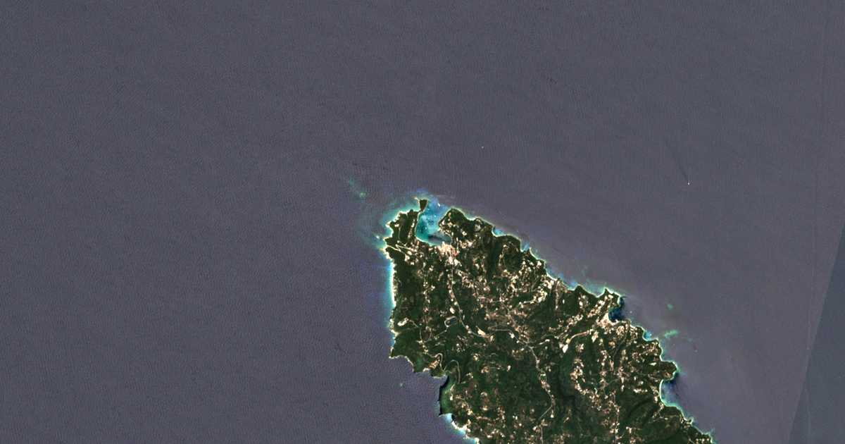 Satellitenkarte von Lakka