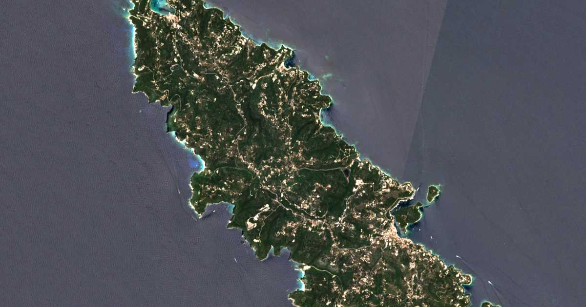 Satellitenkarte von Plátanos