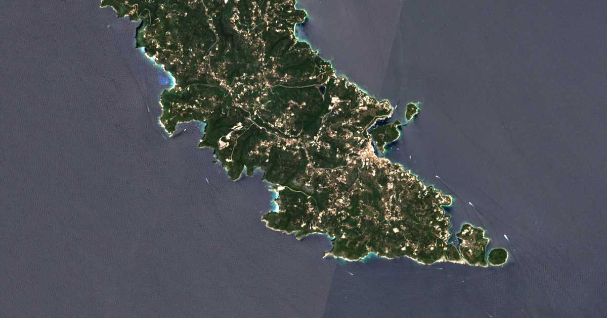 Satellitenkarte von Vlachopoulátika