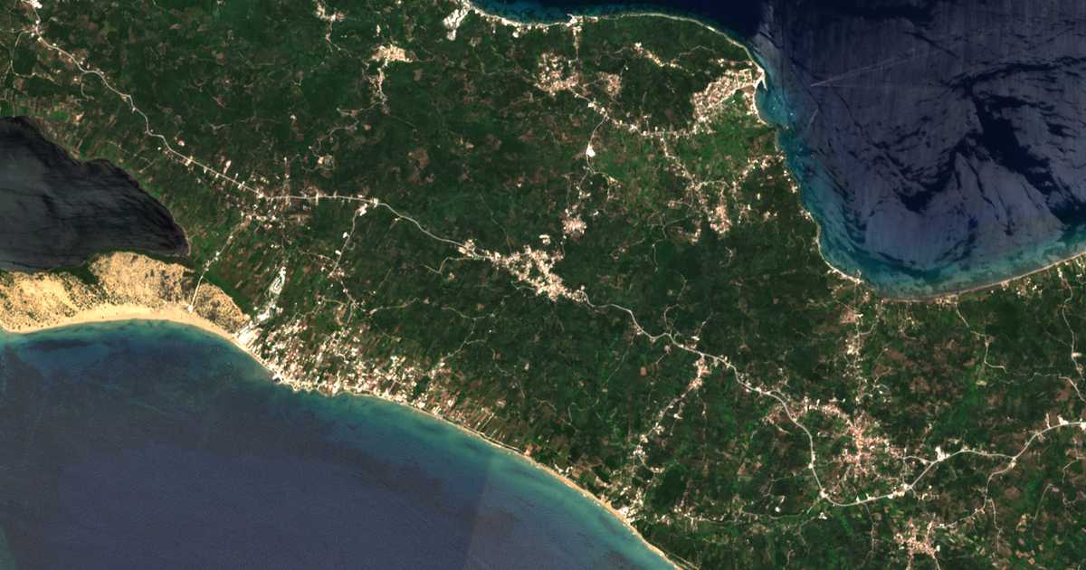 Satellitenkarte von Agros