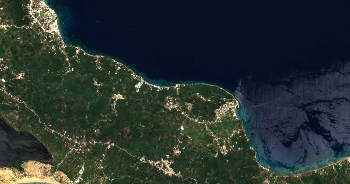 Satellitenkarte von Boukaris