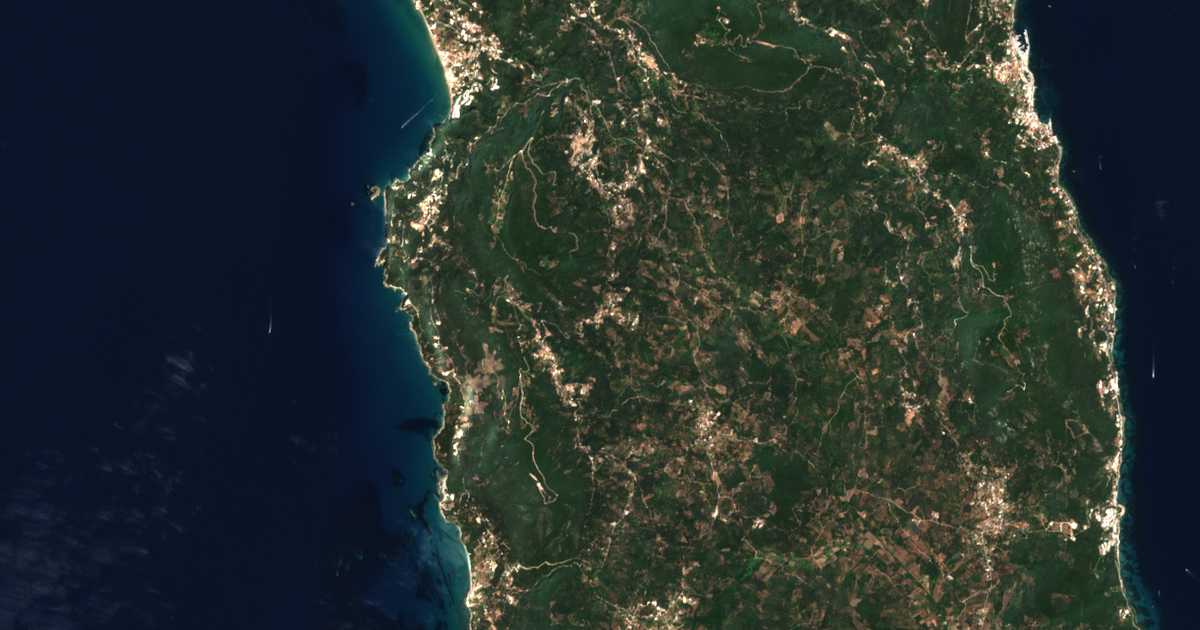 Satellitenkarte von Káto Pavliána