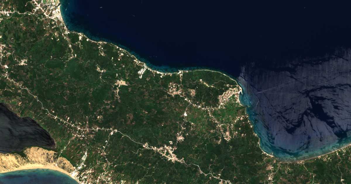 Satellitenkarte von Kouspádes
