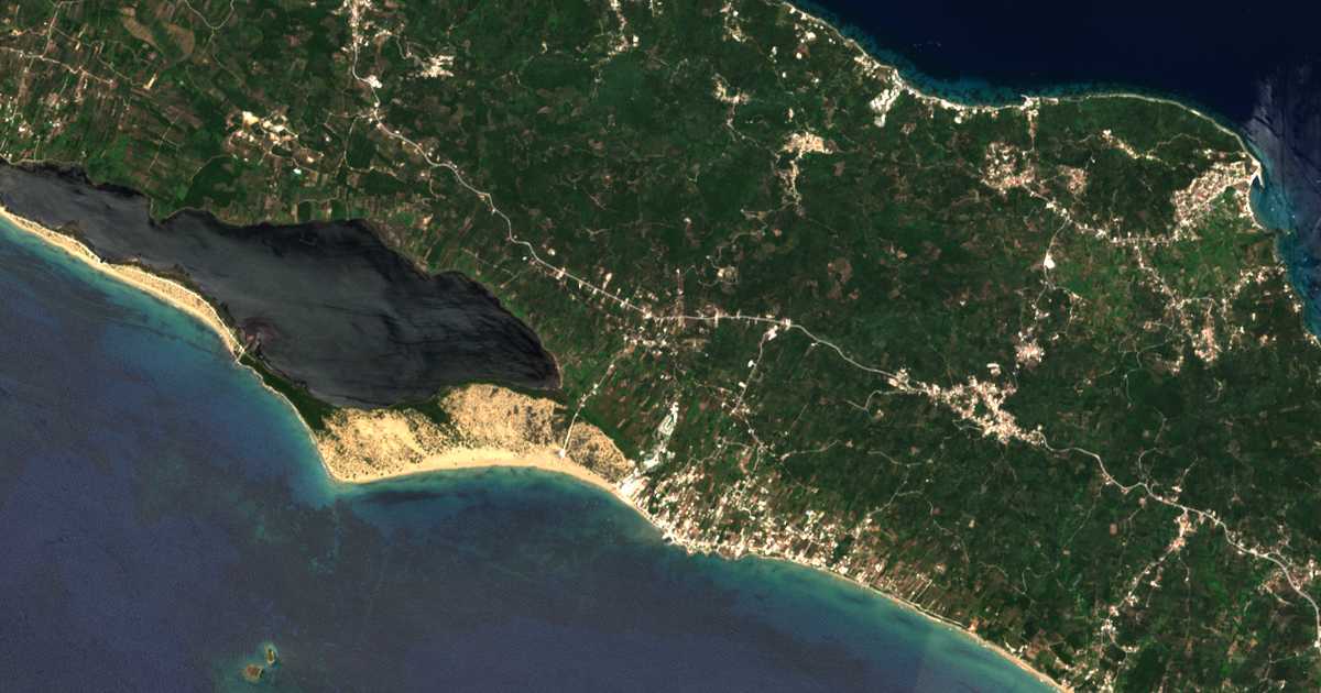 Satellitenkarte von Línia