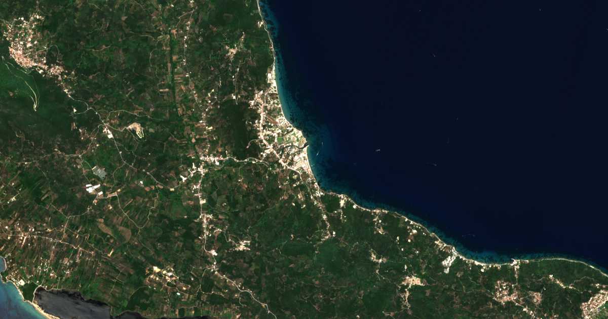 Satellitenkarte von Mesongi