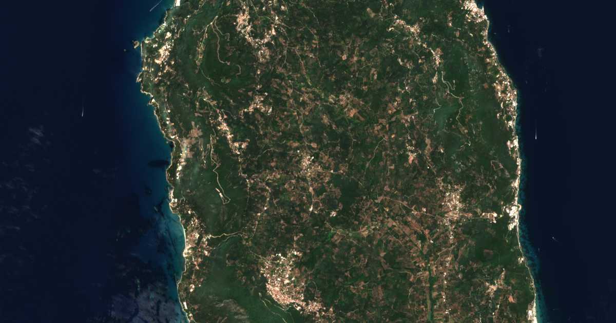 Satellitenkarte von Vouniatádes
