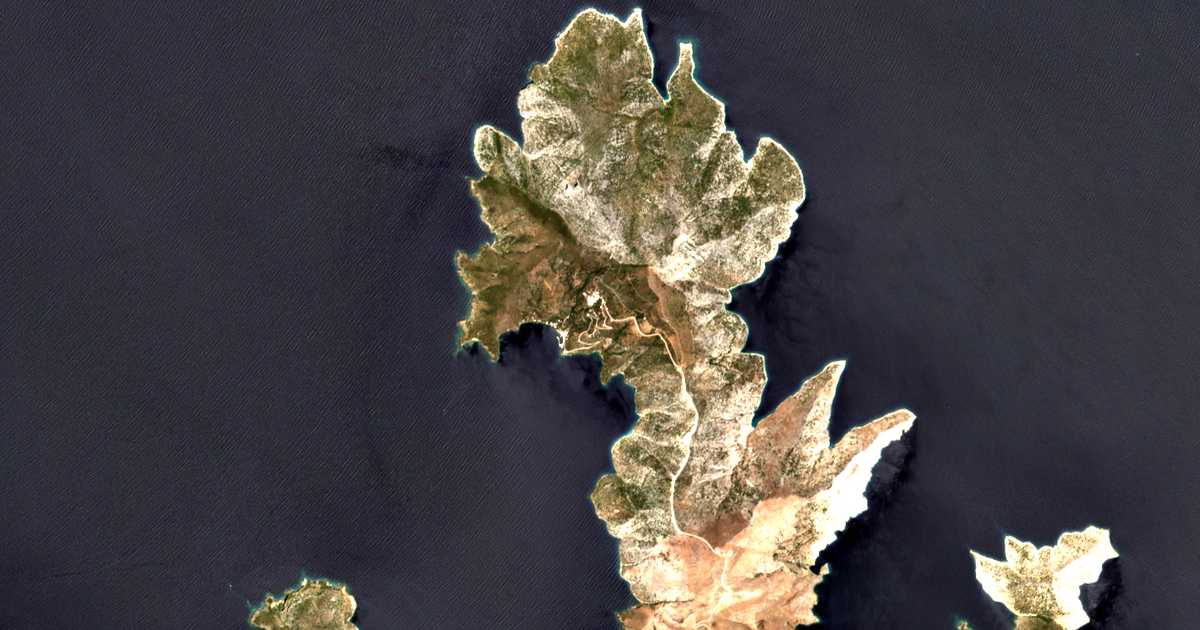 Satellitenkarte von Chrysomilia