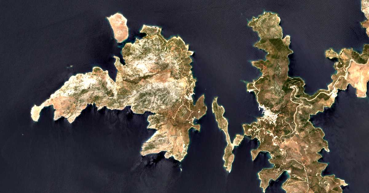 Satellitenkarte von Thymena