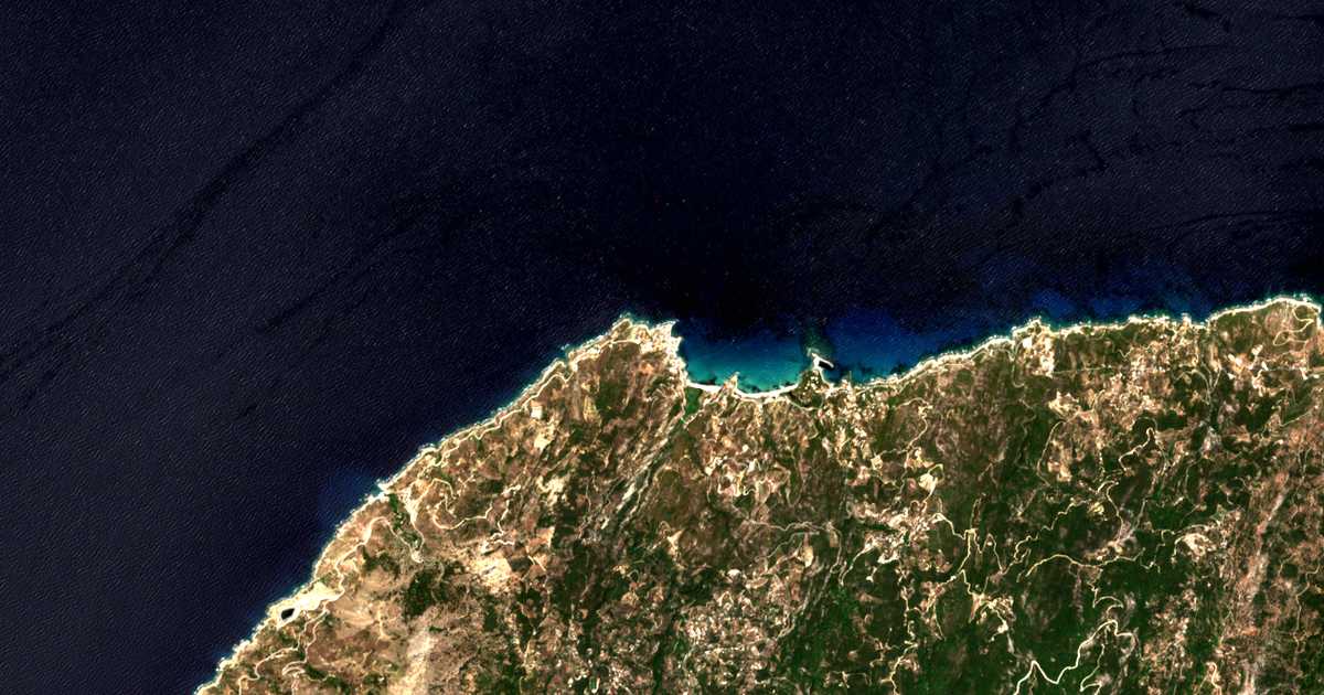 Satellitenkarte von Armenistis