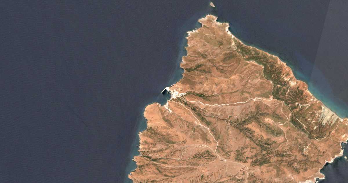 Satellitenkarte von Agios Efstratios
