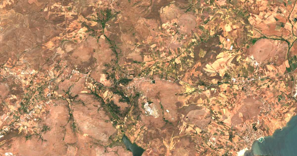 Satellitenkarte von Ágios Dimítrios
