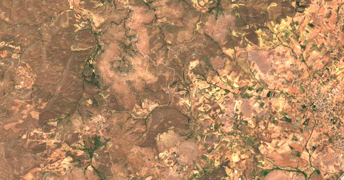 Satellitenkarte von Dáfni