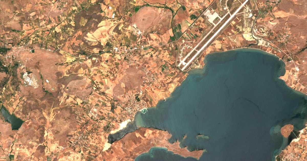 Satellitenkarte von Kallithéa