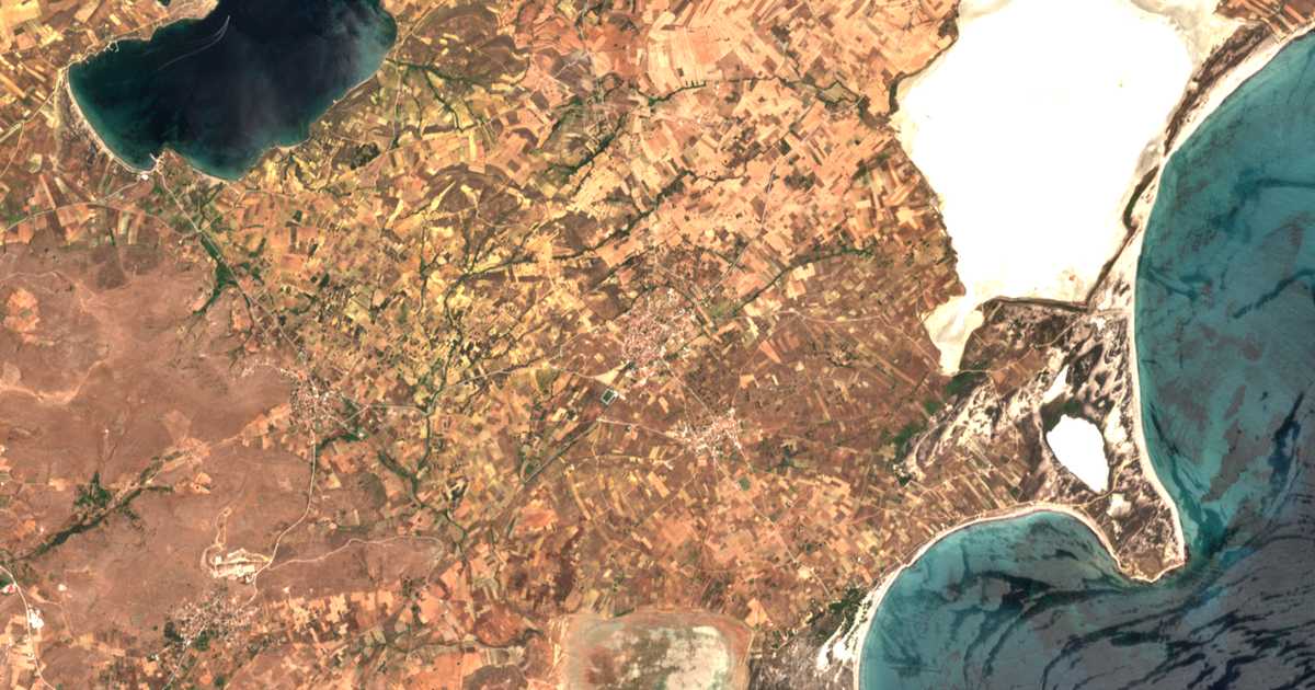 Satellitenkarte von Kontopoúlion