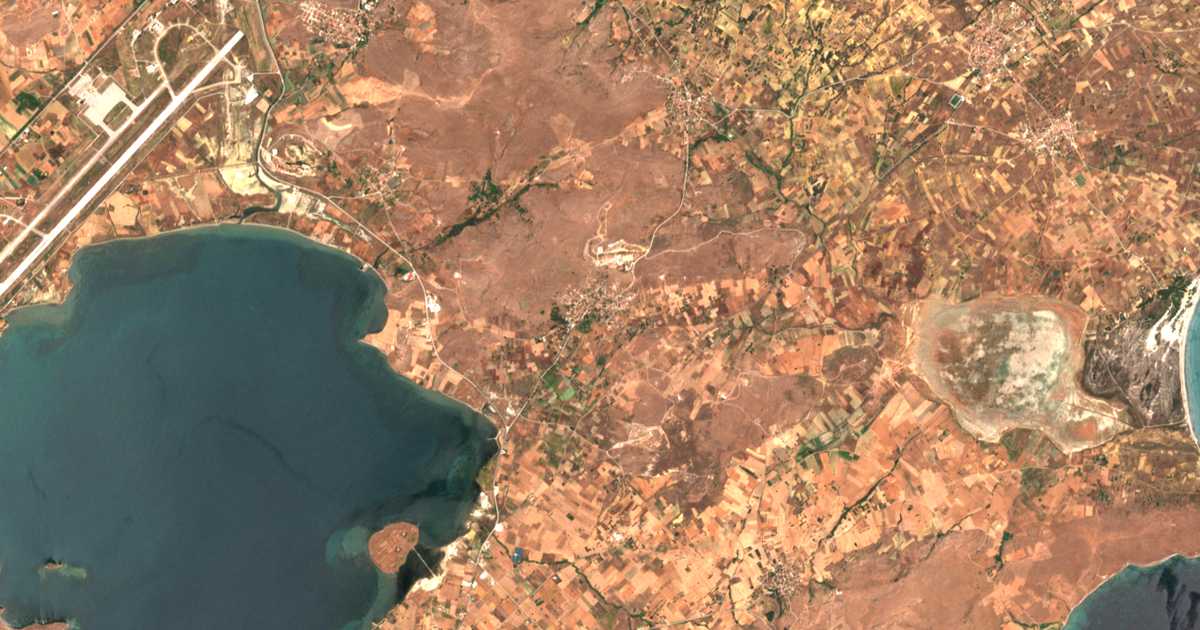 Satellitenkarte von Romanón