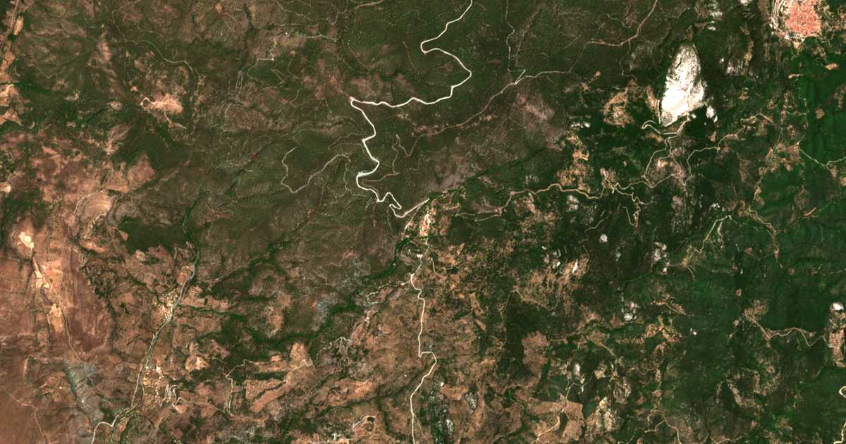 Satellitenkarte von Ampelikón