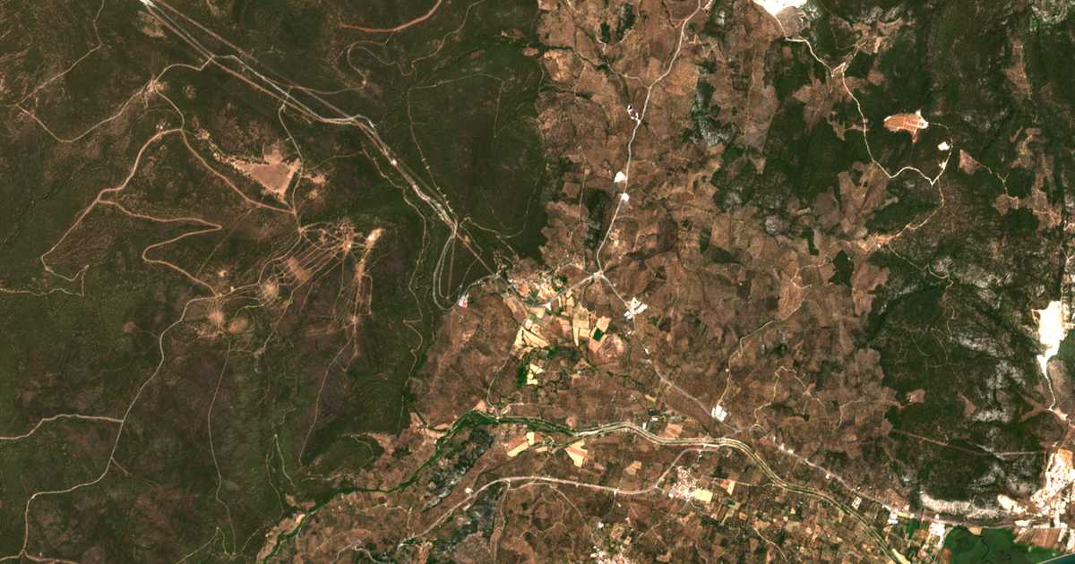 Satellitenkarte von Skopelos