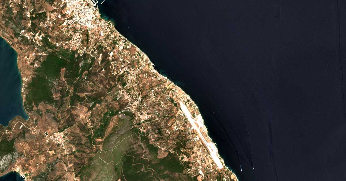Satellitenkarte von Neápolis
