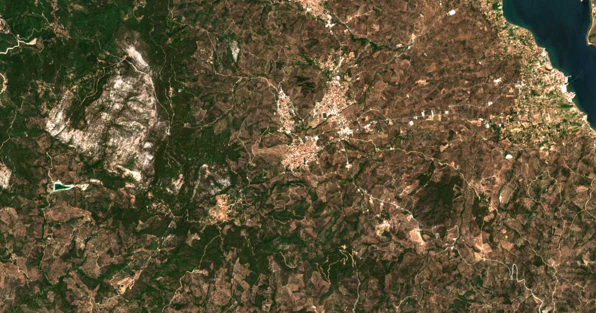 Satellitenkarte von Skopelos