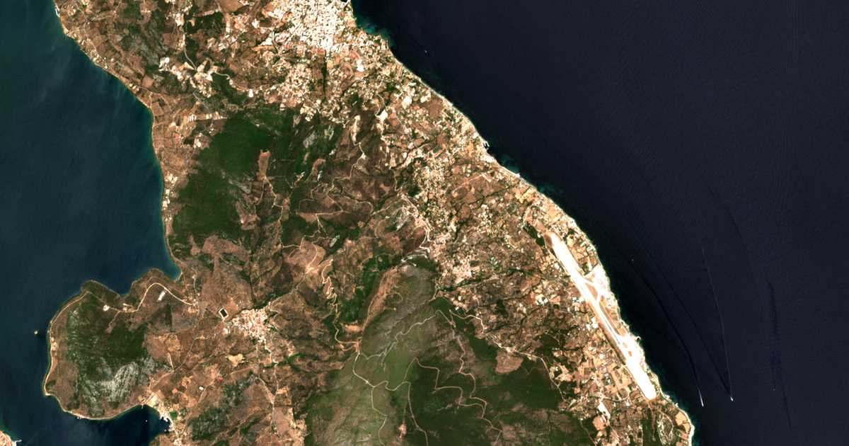Satellitenkarte von Taxiárchai