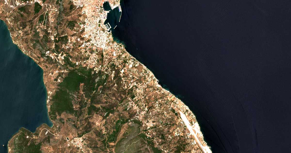Satellitenkarte von Vareiá