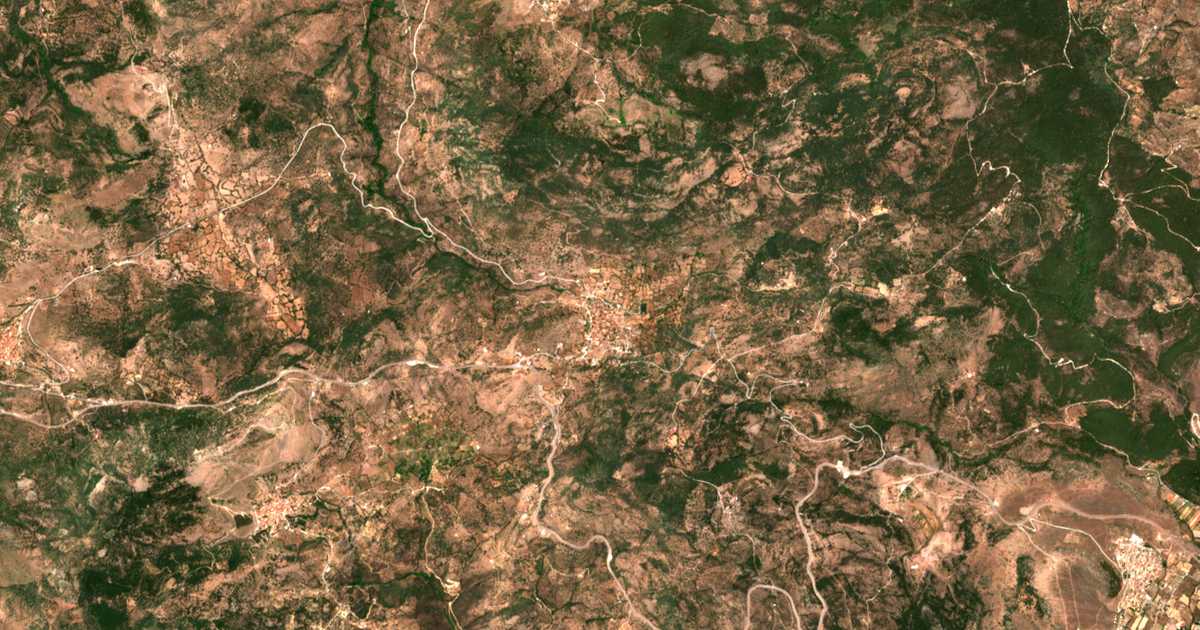 Satellitenkarte von Fília