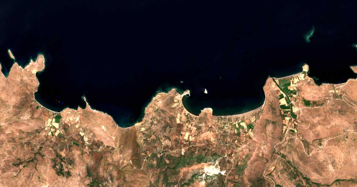 Satellitenkarte von Gavvathás
