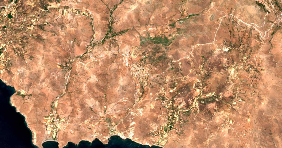 Satellitenkarte von Mesotopos