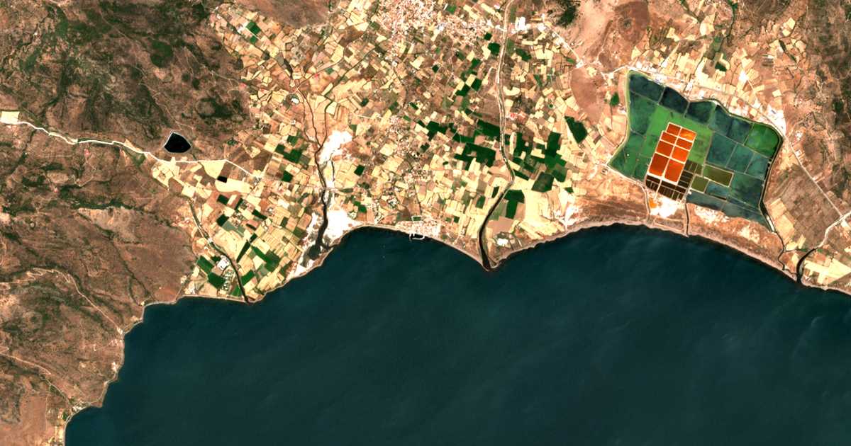 Satellitenkarte von Skala Kallonis