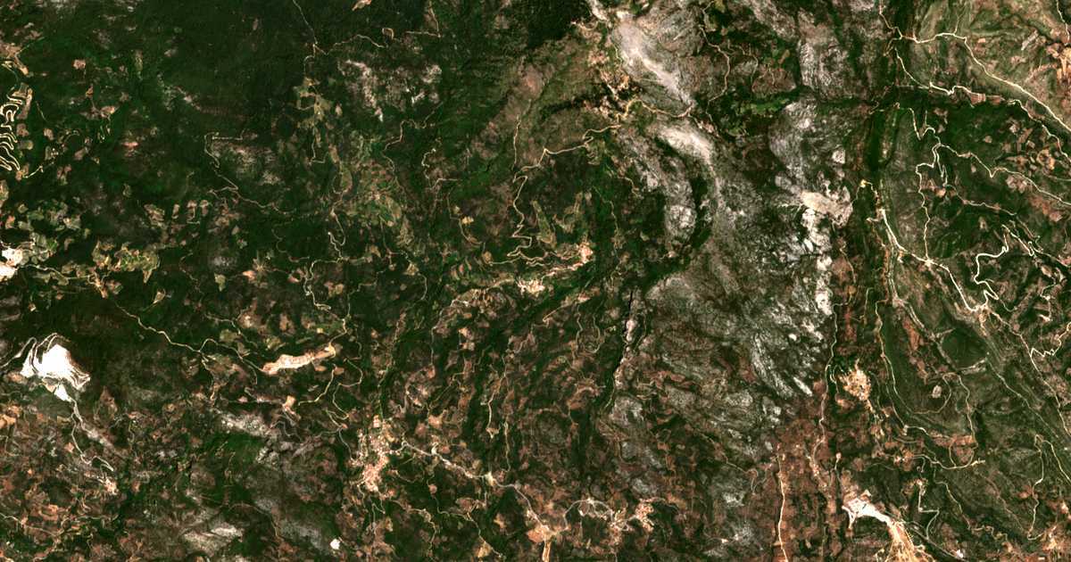 Satellitenkarte von Mesogio