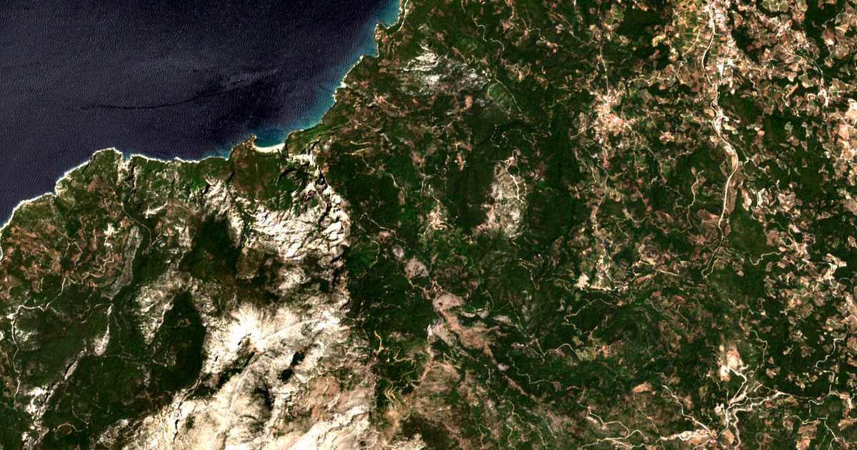 Satellitenkarte von Kosmadei