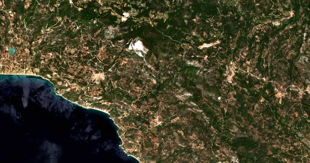 Satellitenkarte von Neochori