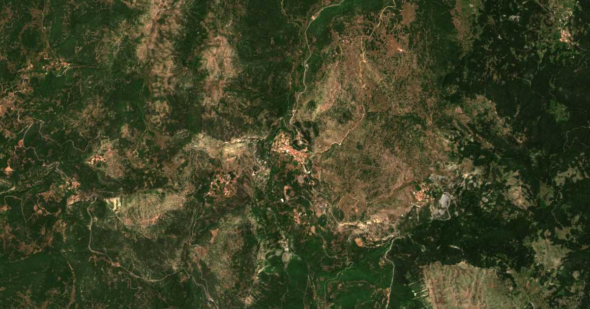 Satellitenkarte von Dimitsana