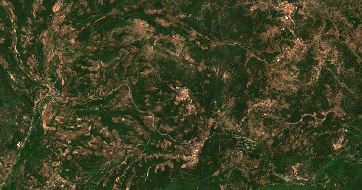Satellitenkarte von Dóxa
